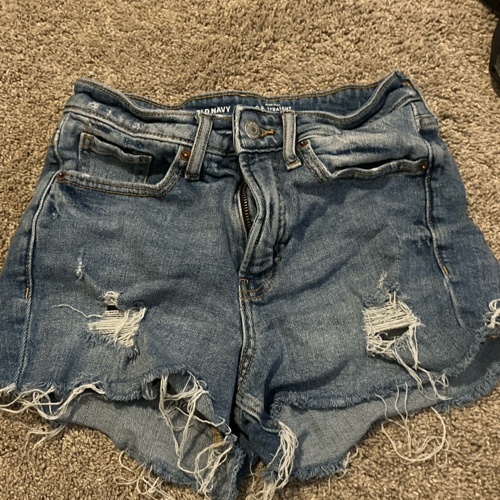 denim shorts